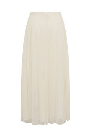 Cream tulle midi skirt ALPHA STUDIO | AD4750M2003